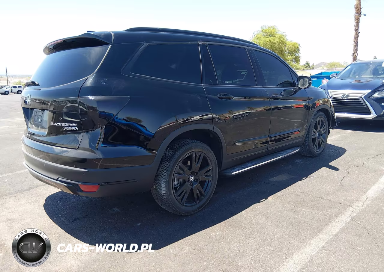2021 Honda Pilot Awd Black Edition VIN:5FNYF6H74MB085597 - 4
