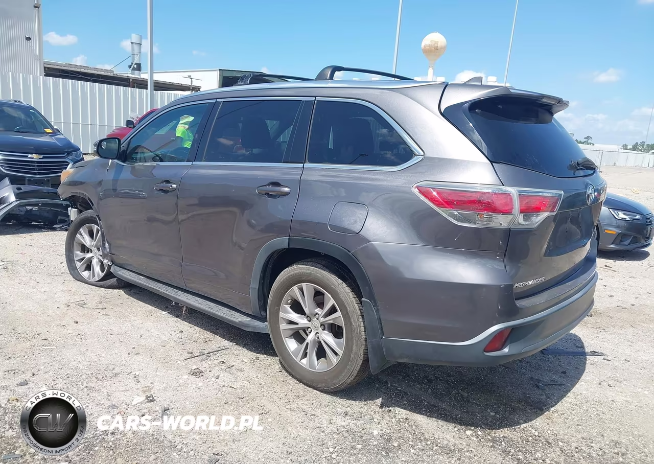 2015 Toyota Highlander Xle V6 VIN:5TDJKRFH5FS208574 - 3