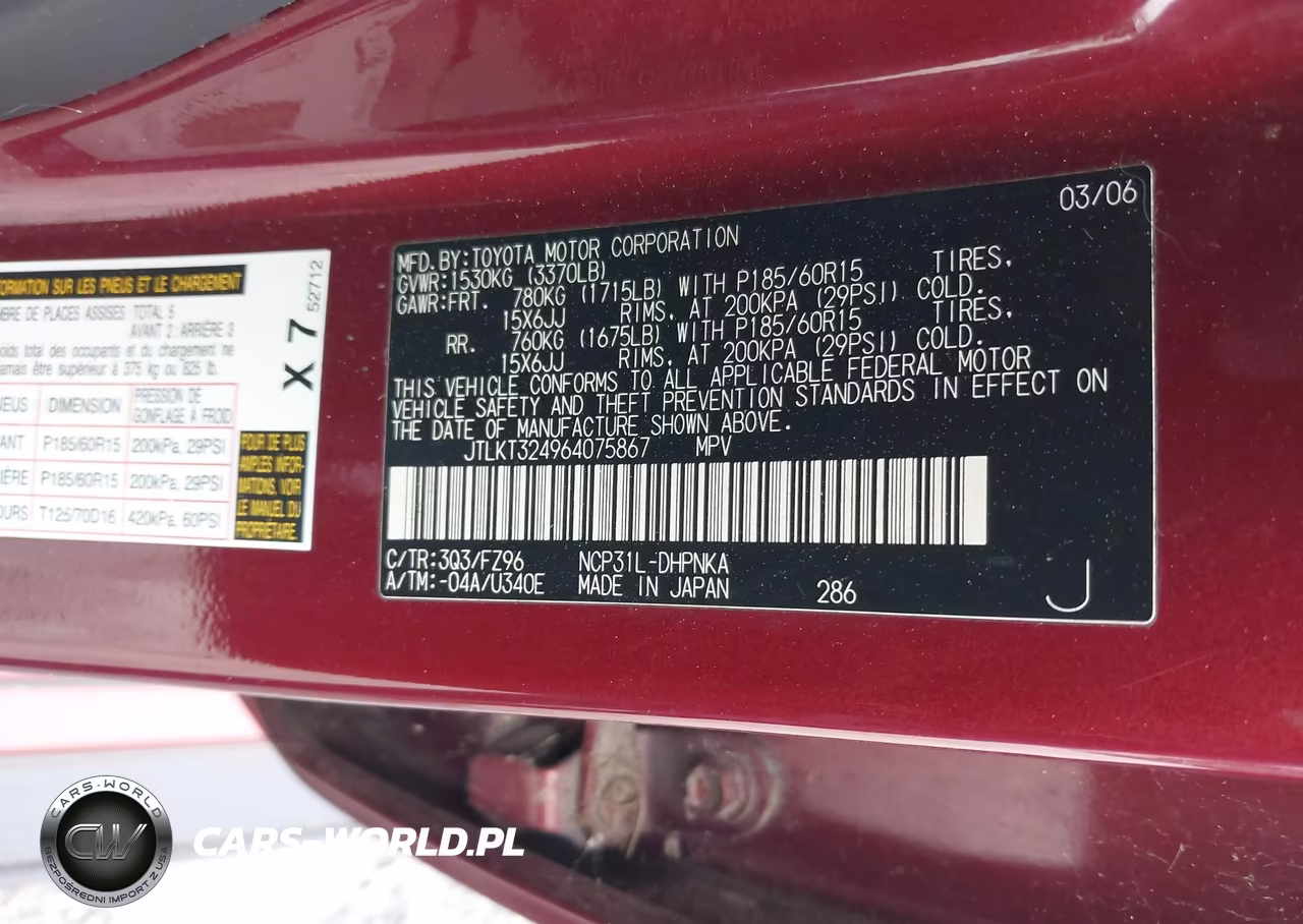 2006 Scion Xb VIN:JTLKT324964075867 - 9