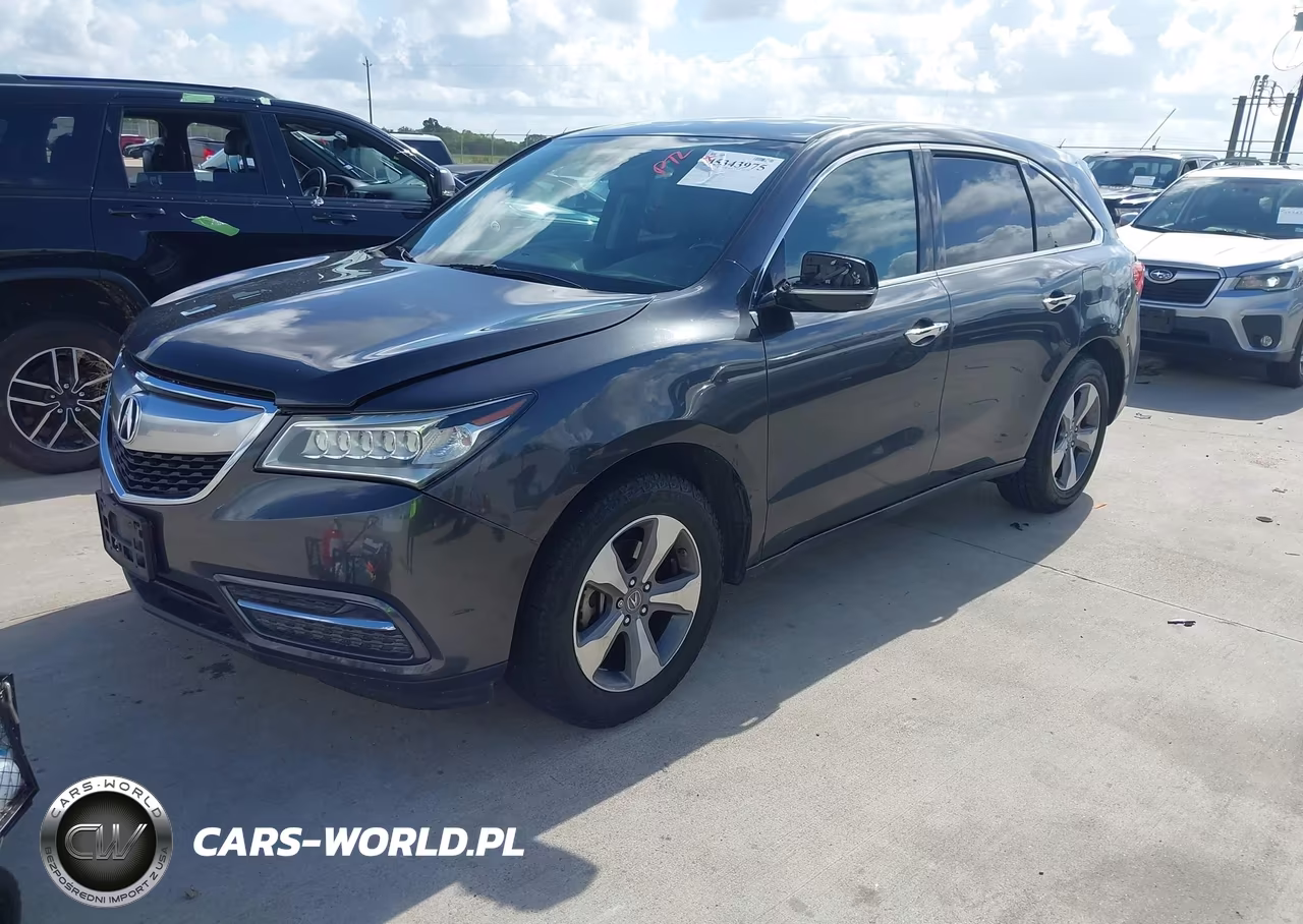 2014 Acura Mdx VIN:5FRYD3H22EB010888 - 2