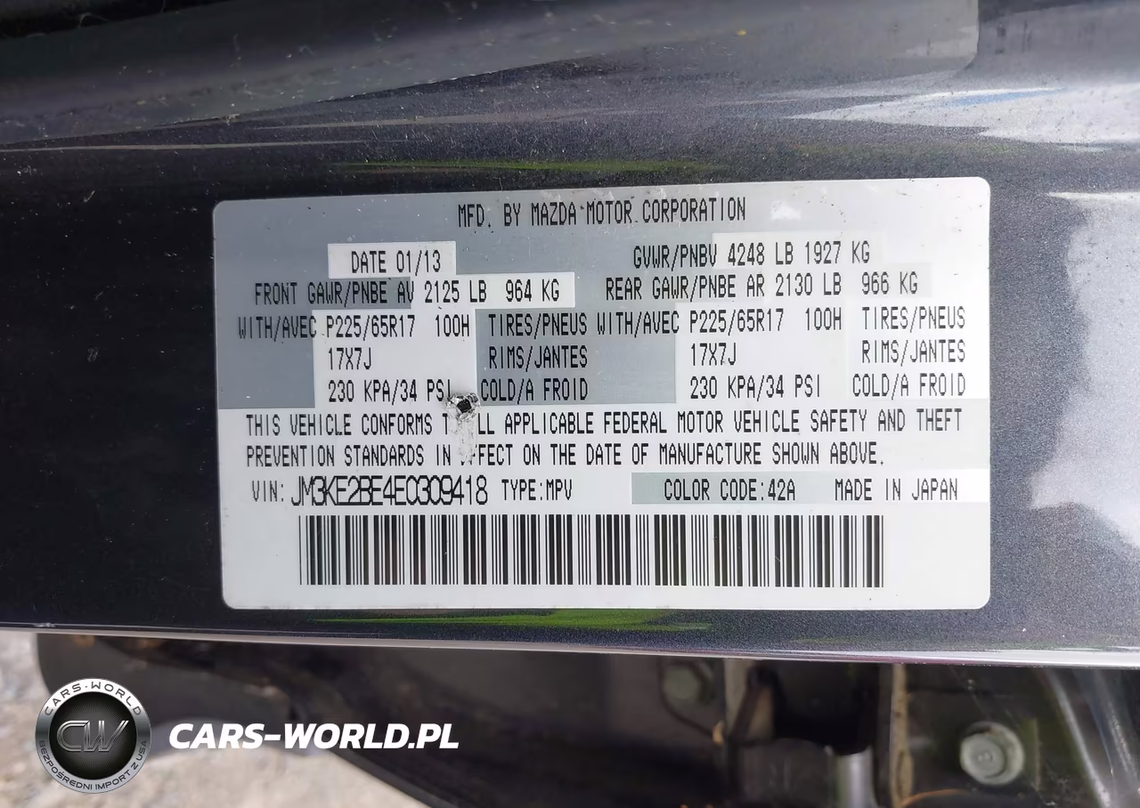 2014 Mazda Cx-5 Sport VIN:JM3KE2BE4E0309418 - 9