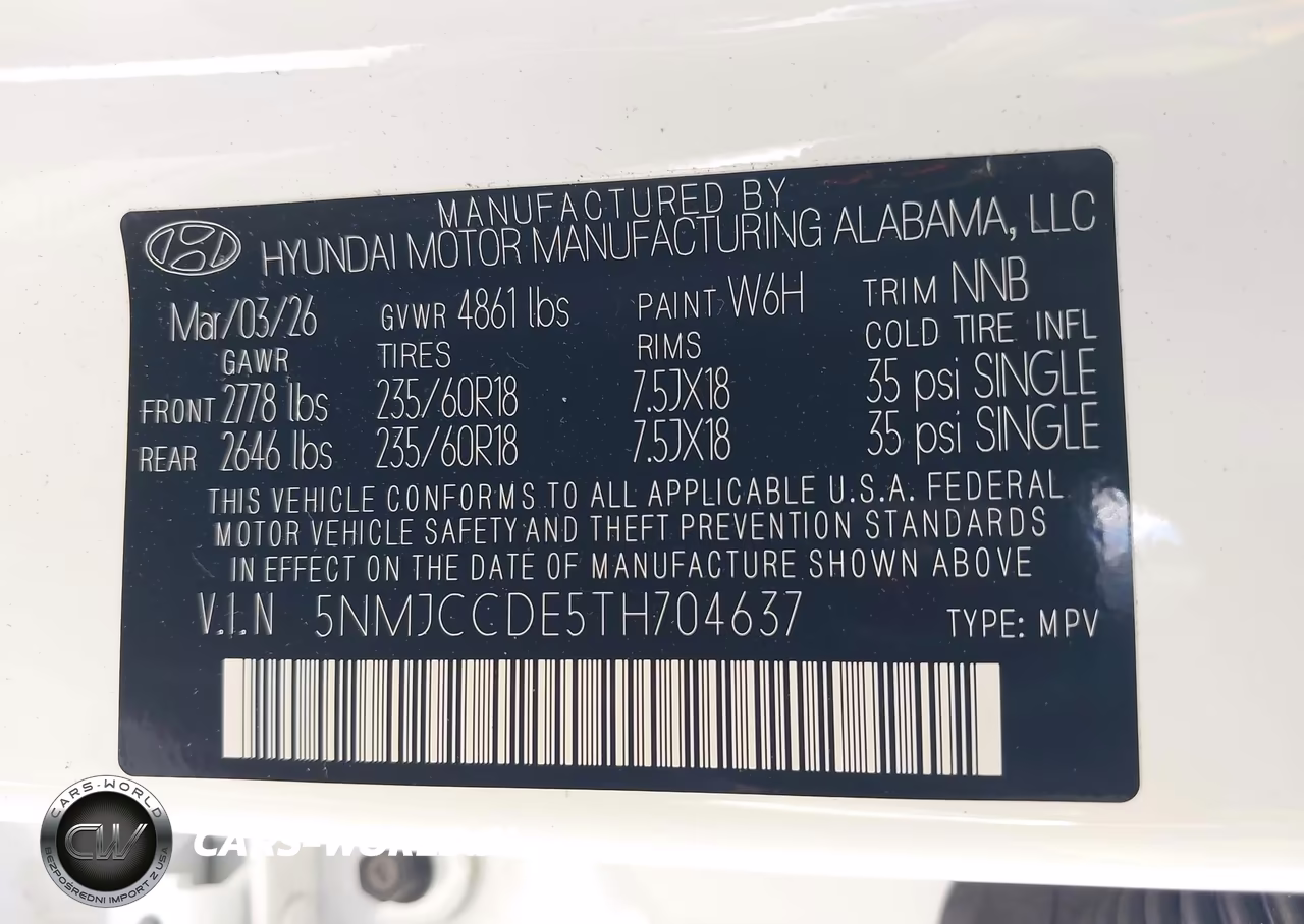 2026 Hyundai Tucson Sel Premium VIN:5NMJCCDE5TH704637 - 9