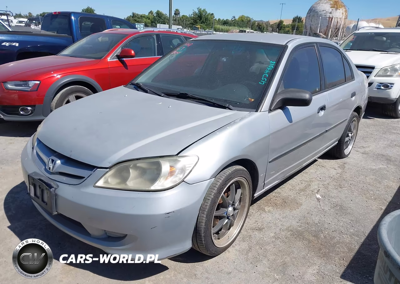 2004 Honda Civic Vp VIN:2HGES163X4H538473 - 2