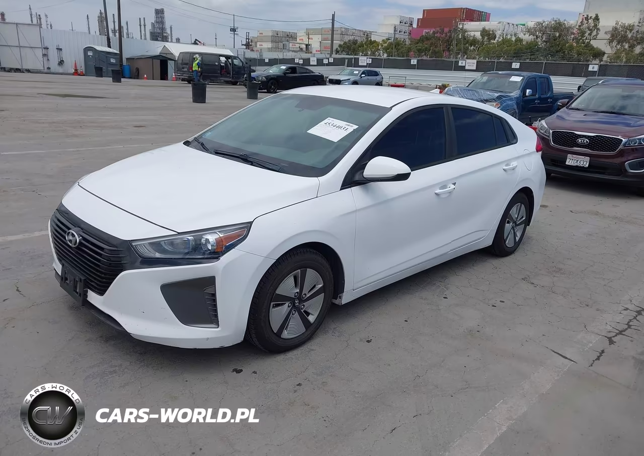 2017 Hyundai Ioniq Hybrid Blue VIN:KMHC65LC7HU057262 - 2