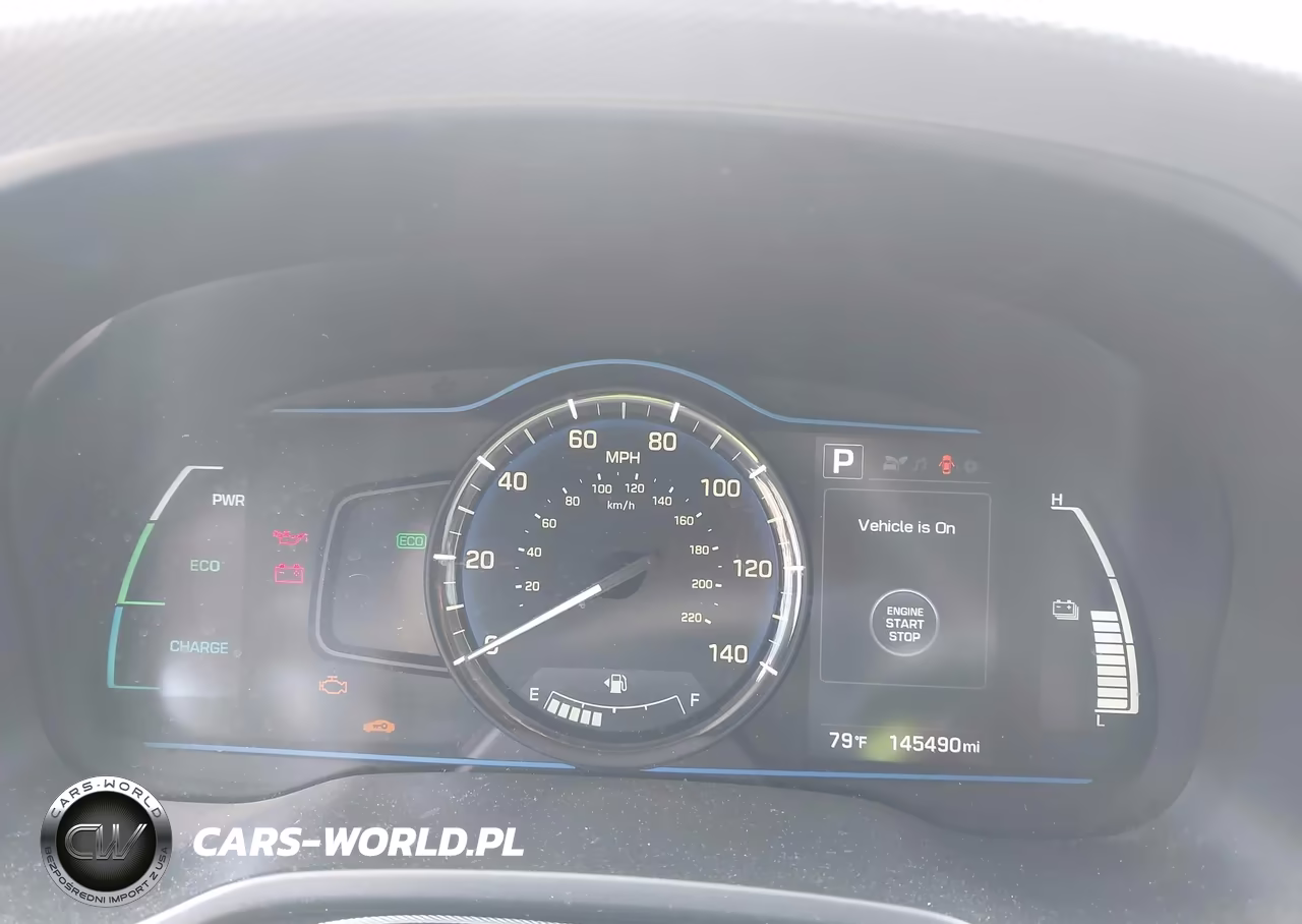 2017 Hyundai Ioniq Hybrid Blue VIN:KMHC65LC7HU057262 - 7