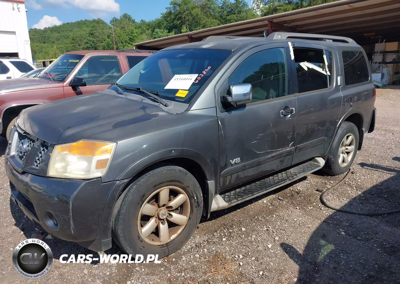 2009 Nissan Armada Se VIN:5N1BA08D99N603800 - 2