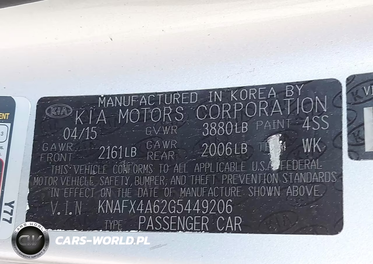 2016 Kia Forte Lx VIN:KNAFX4A62G5449206 - 9