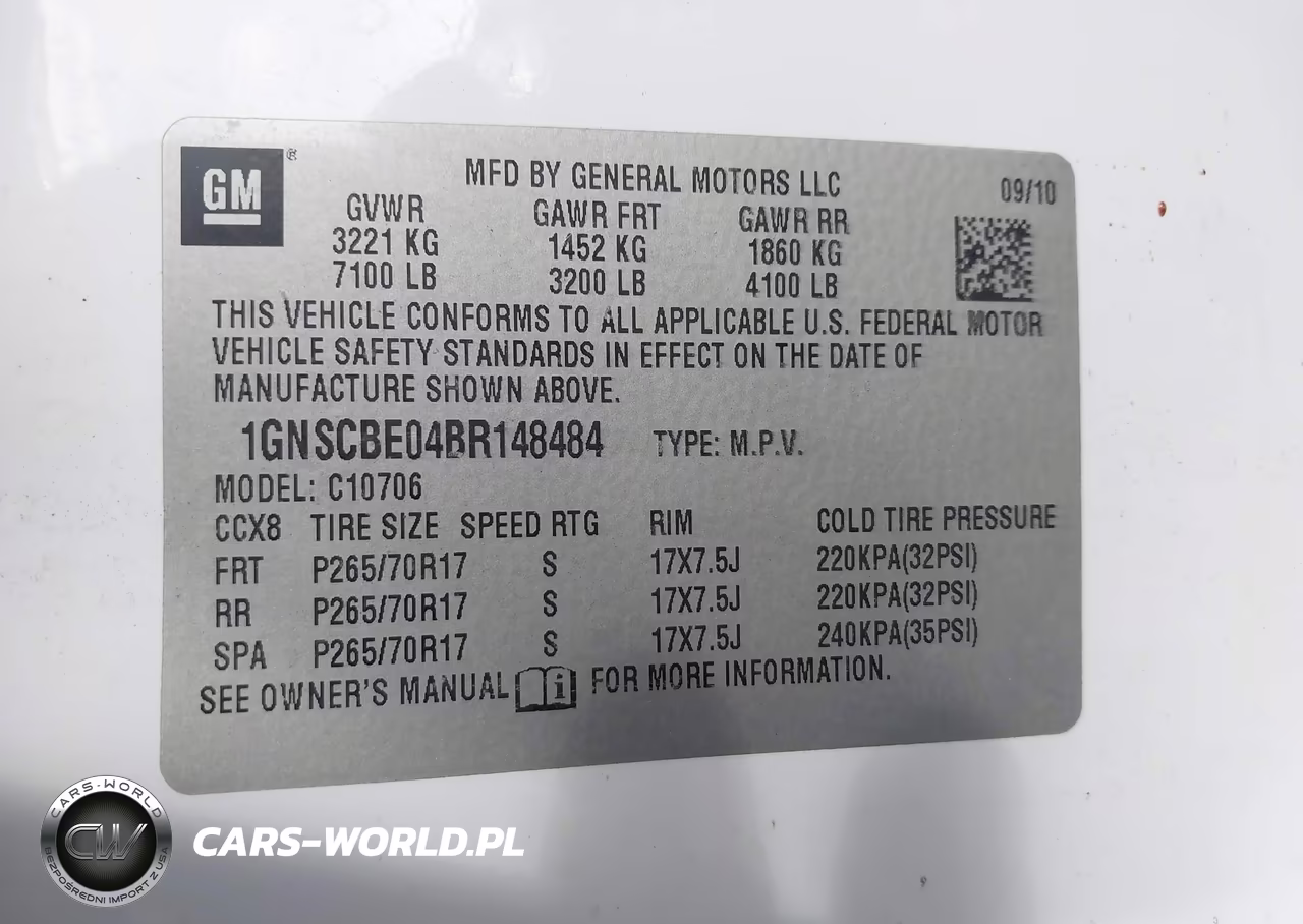 2011 Chevrolet Tahoe Lt VIN:1GNSCBE04BR148484 - 9