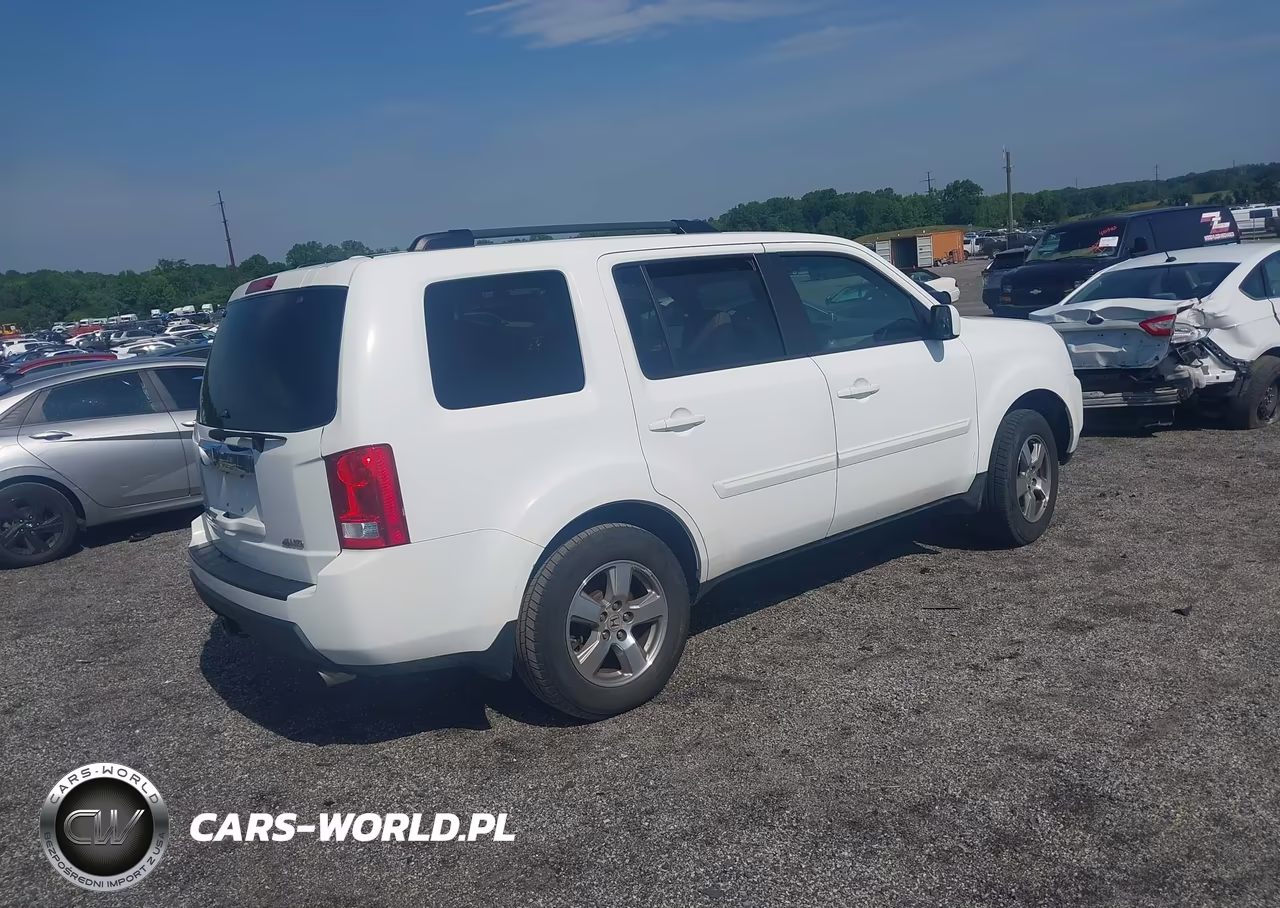 2010 Honda Pilot Ex-L VIN:5FNYF4H58AB015759 - 4