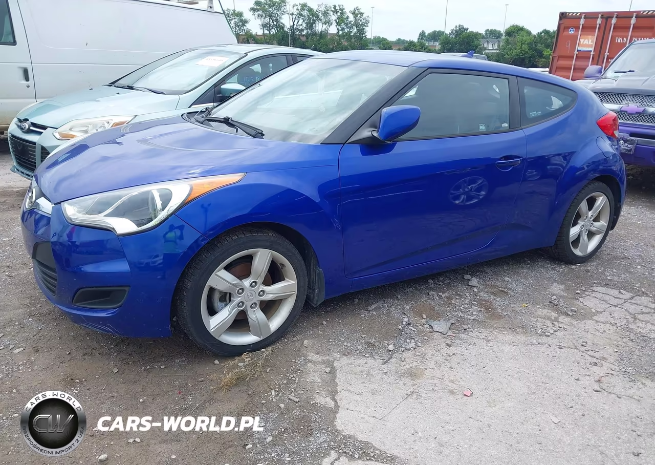 2013 Hyundai Veloster Base W-Black VIN:KMHTC6AD2DU126668 - 2