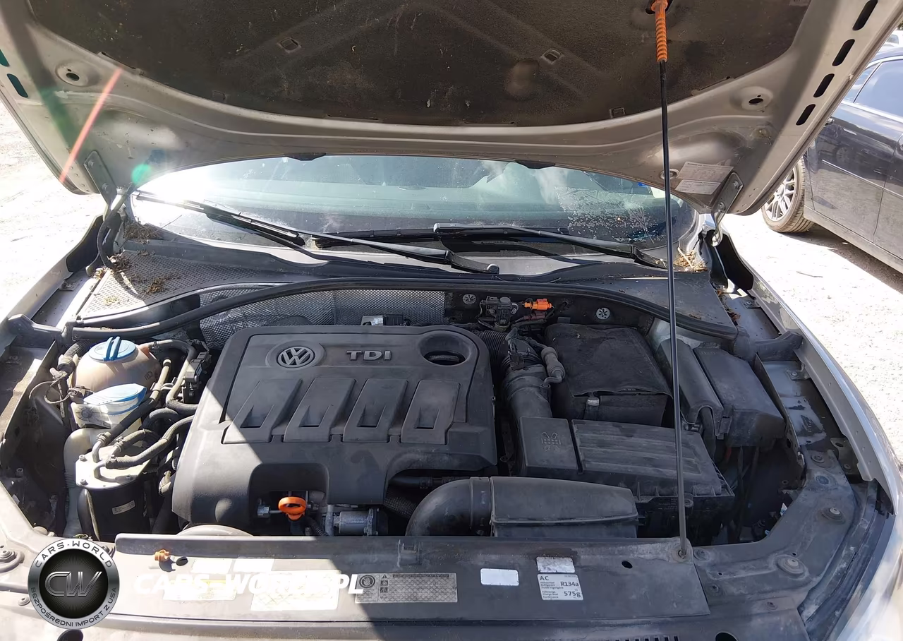 2013 Volkswagen Passat 2.0L Tdi Se VIN:1VWBN7A32DC088109 - 10