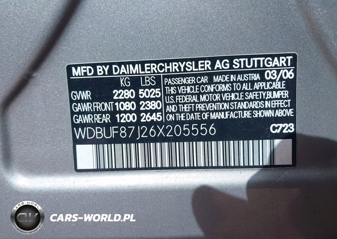 2006 Mercedes-Benz E 350 4Matic VIN:WDBUF87J26X205556 - 9