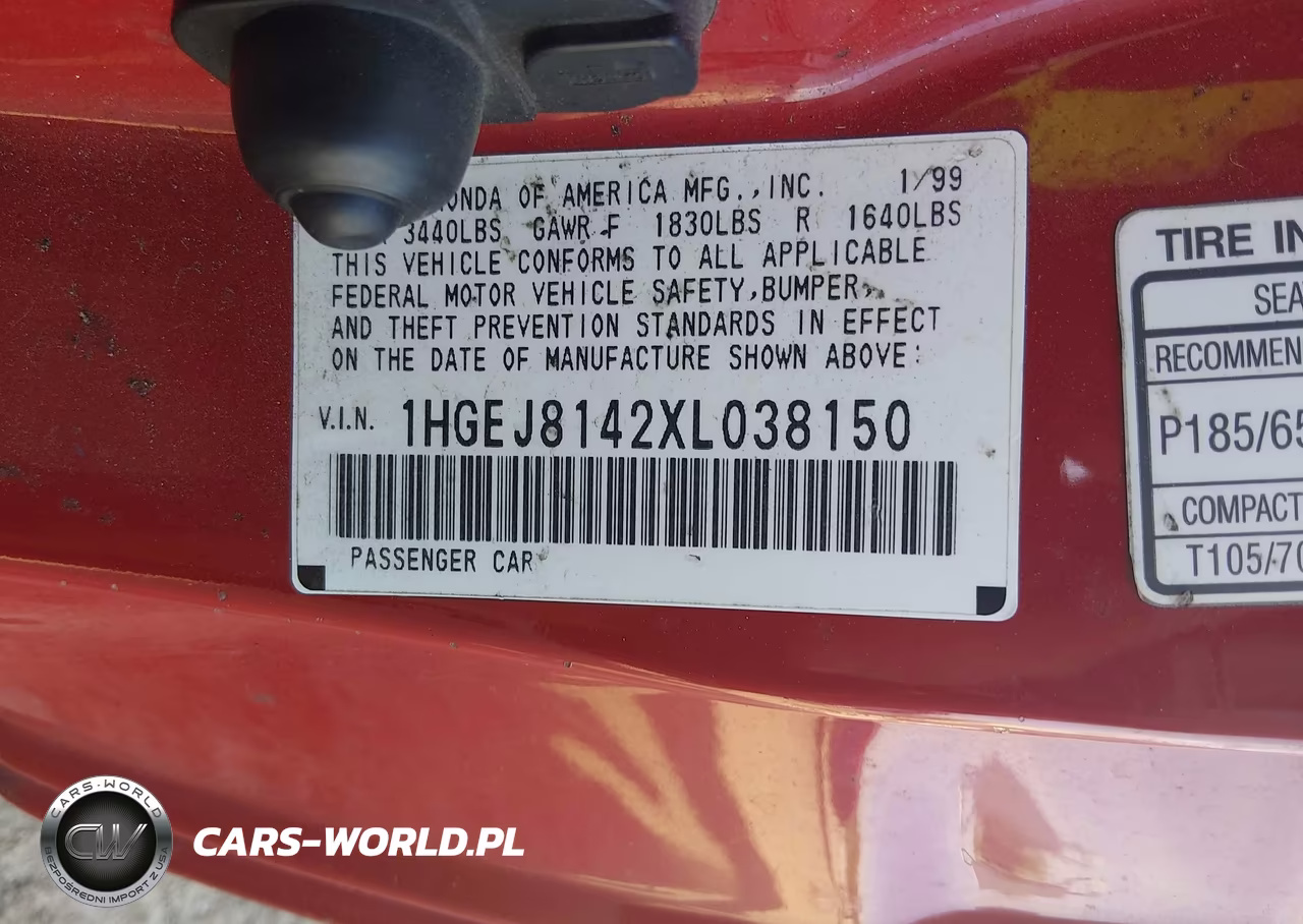 1999 Honda Civic Ex VIN:1HGEJ8142XL038150 - 9