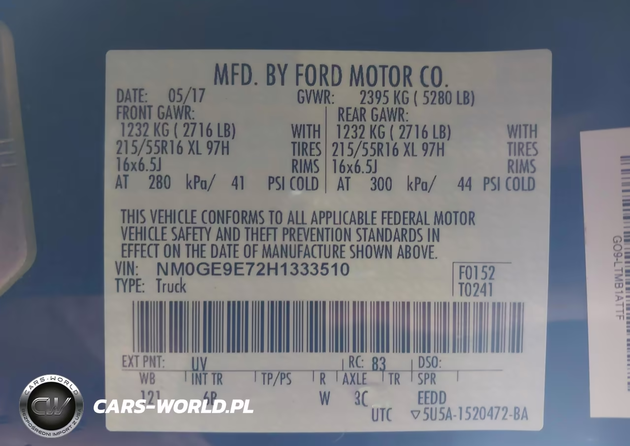 2017 Ford Transit Connect Xl VIN:NM0GE9E72H1333510 - 9