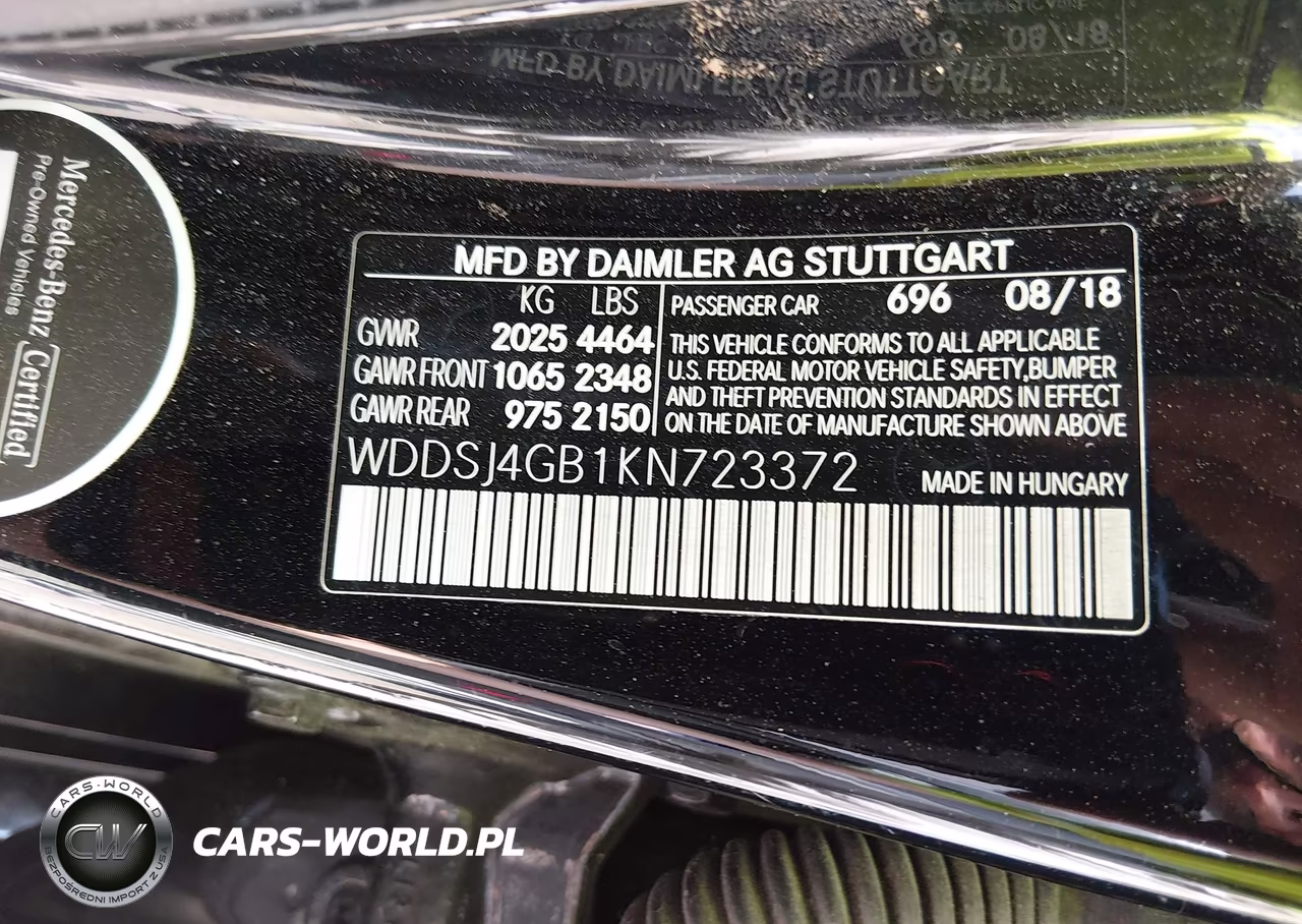 2019 Mercedes-Benz Cla 250 4Matic VIN:WDDSJ4GB1KN723372 - 9