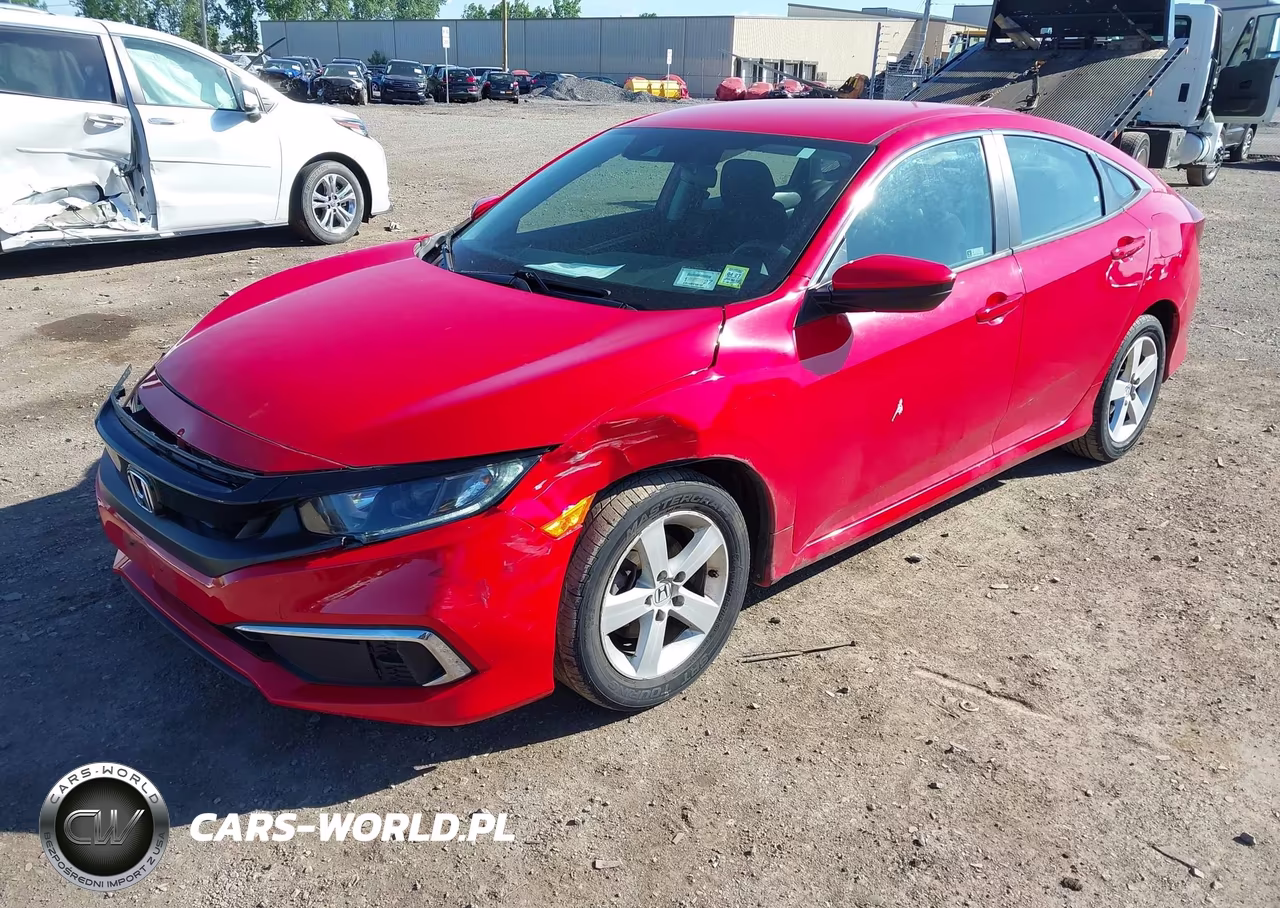 2019 Honda Civic Lx VIN:2HGFC2F64KH563075 - 2