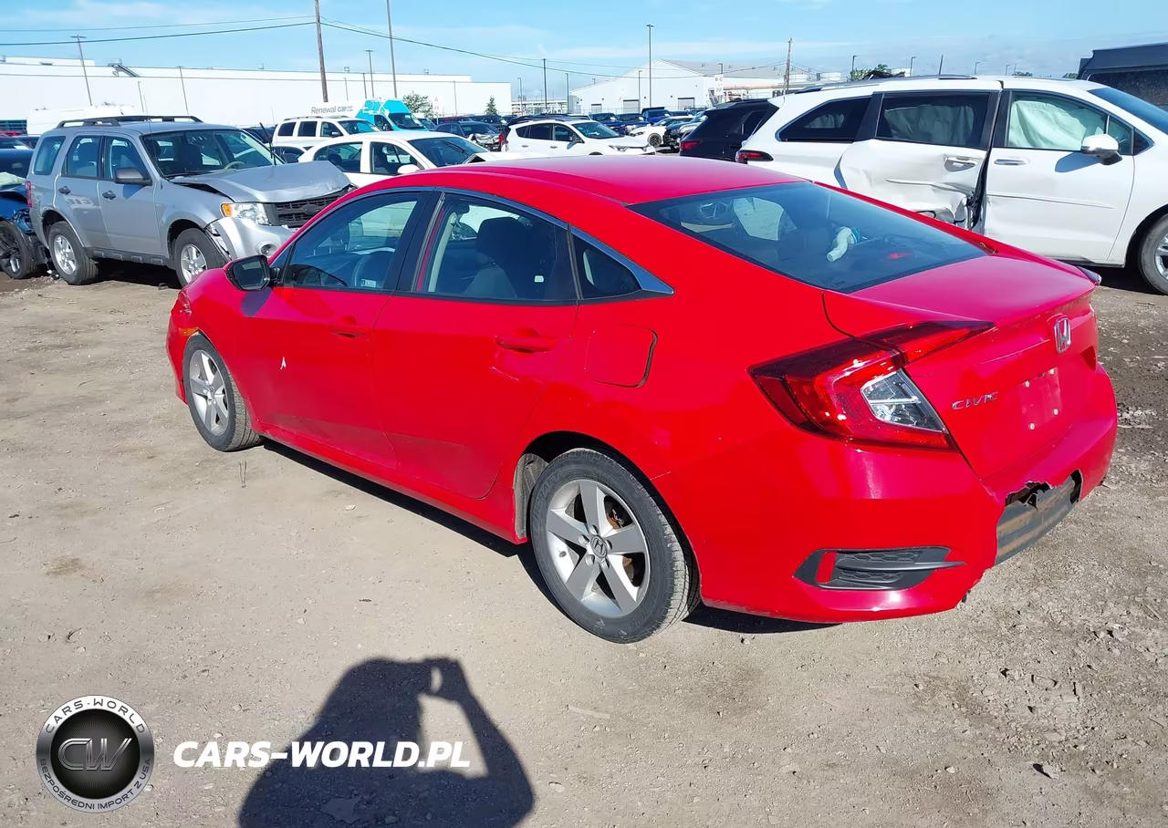 2019 Honda Civic Lx VIN:2HGFC2F64KH563075 - 3