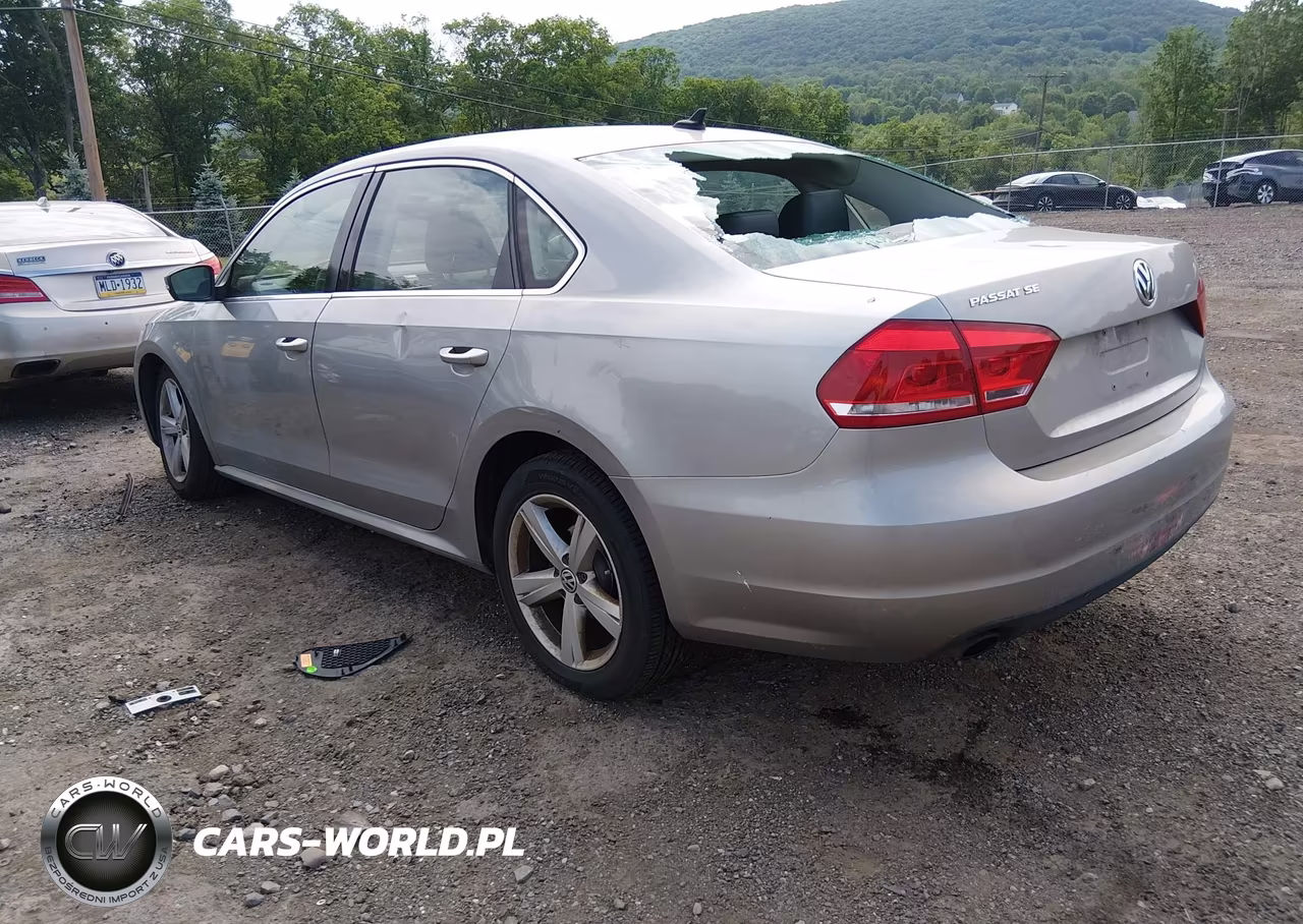 2013 Volkswagen Passat 2.5L Se VIN:1VWBP7A31DC050302 - 3