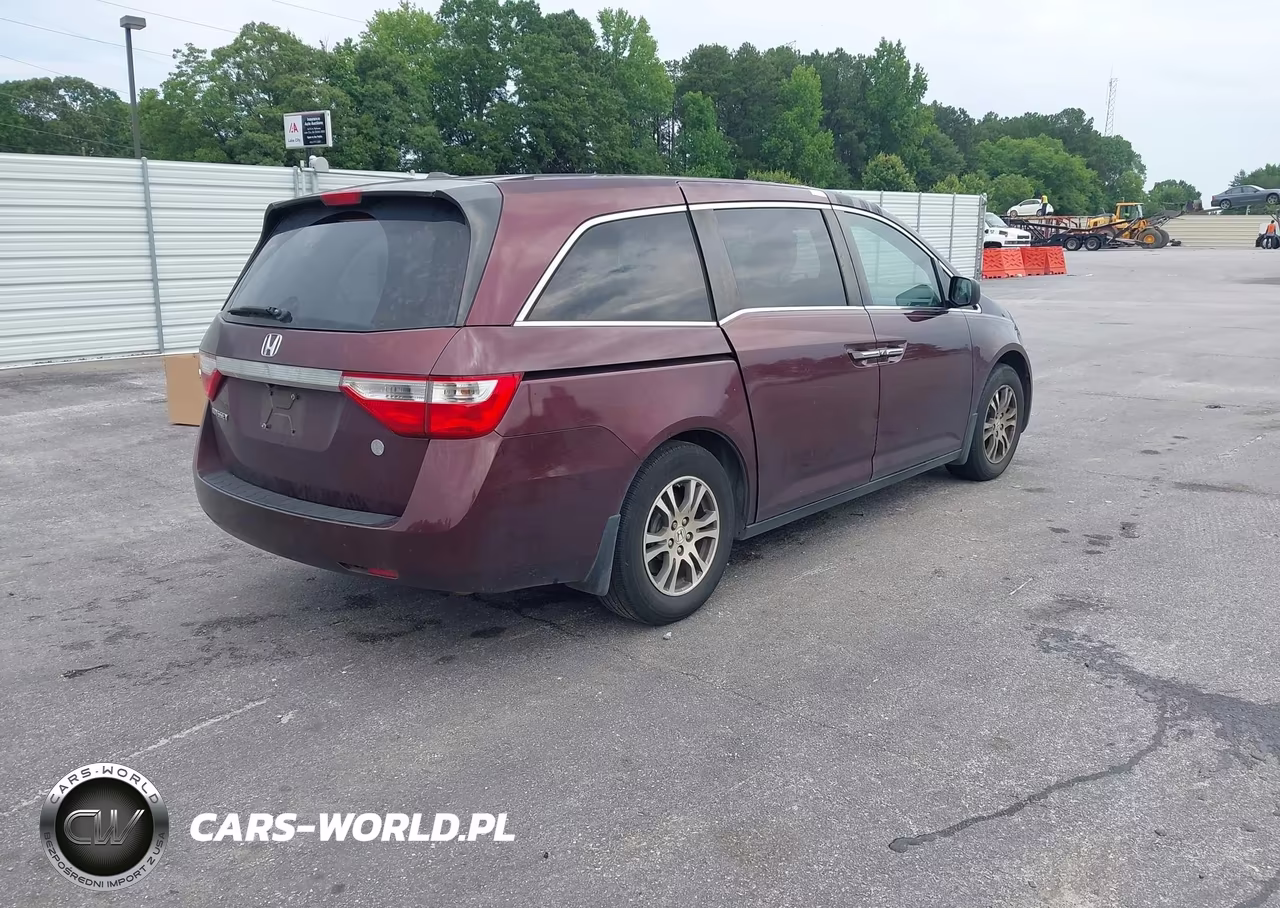 2012 Honda Odyssey Ex-L VIN:5FNRL5H69CB065617 - 4