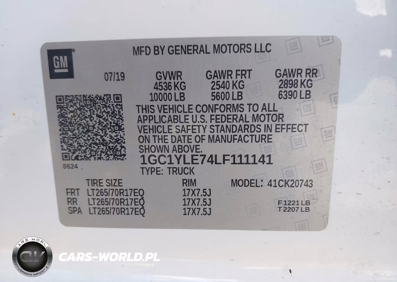 2020 Chevrolet Silverado 2500Hd 4Wd Standard Bed Wt VIN:1GC1YLE74LF111141 - 9