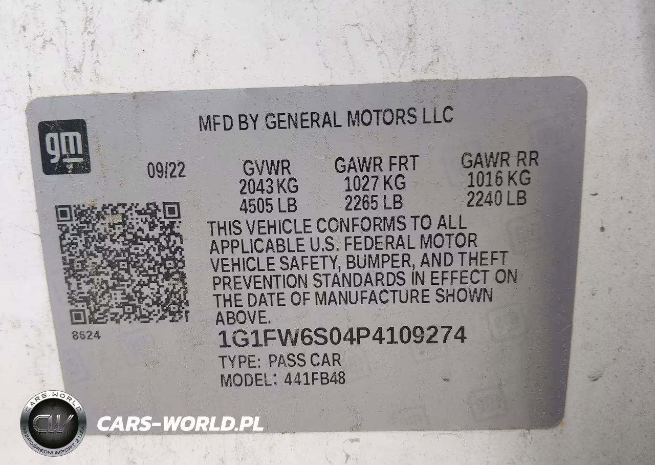 2023 Chevrolet Bolt Ev Fwd 1Lt VIN:1G1FW6S04P4109274 - 9
