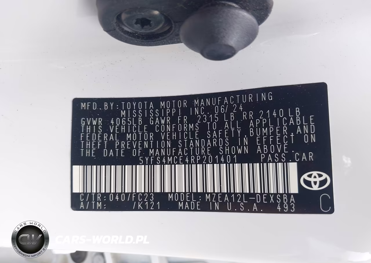 2024 Toyota Corolla Se VIN:5YFS4MCE4RP201401 - 9