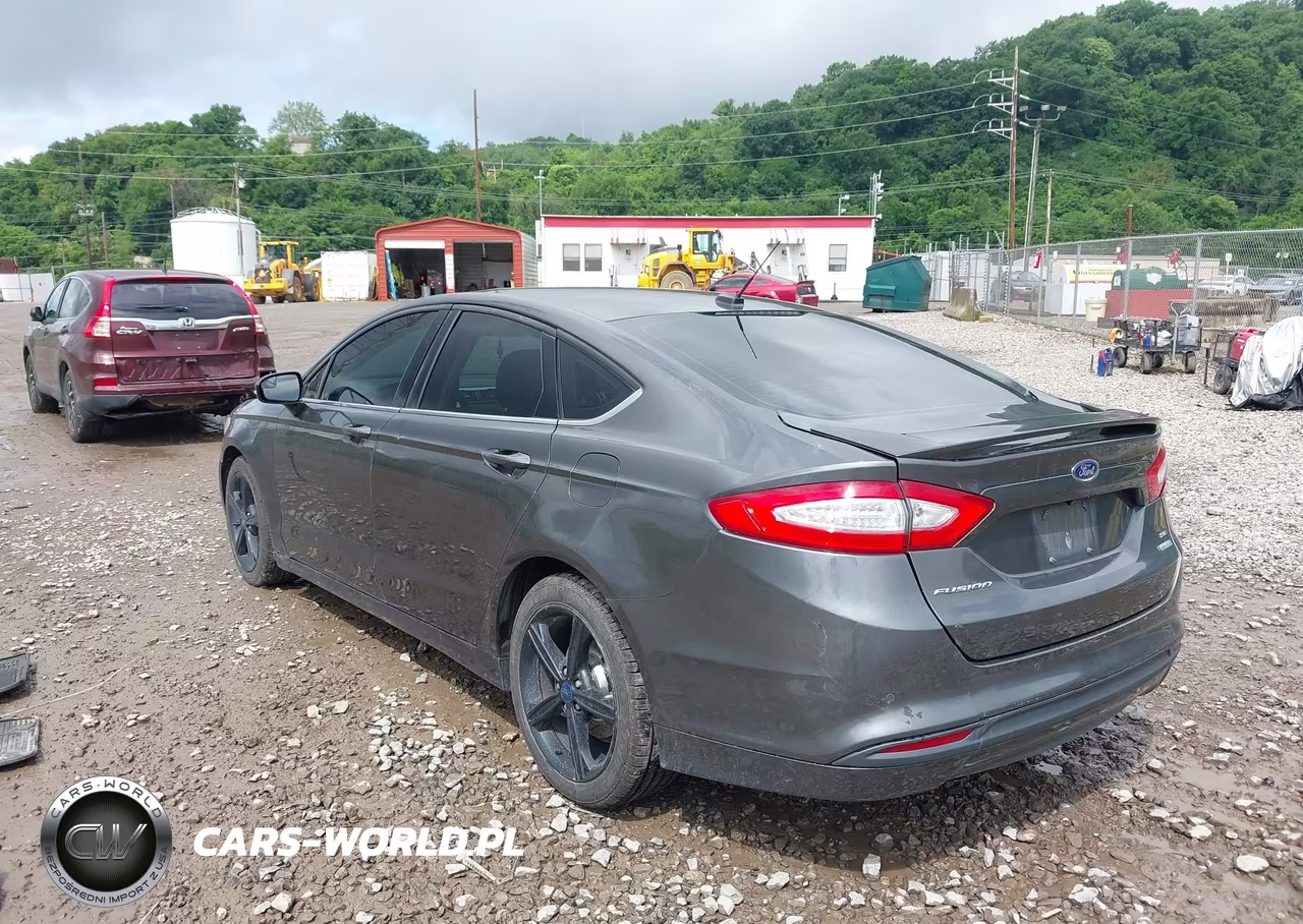 2016 Ford Fusion Se VIN:3FA6P0HD7GR256262 - 3