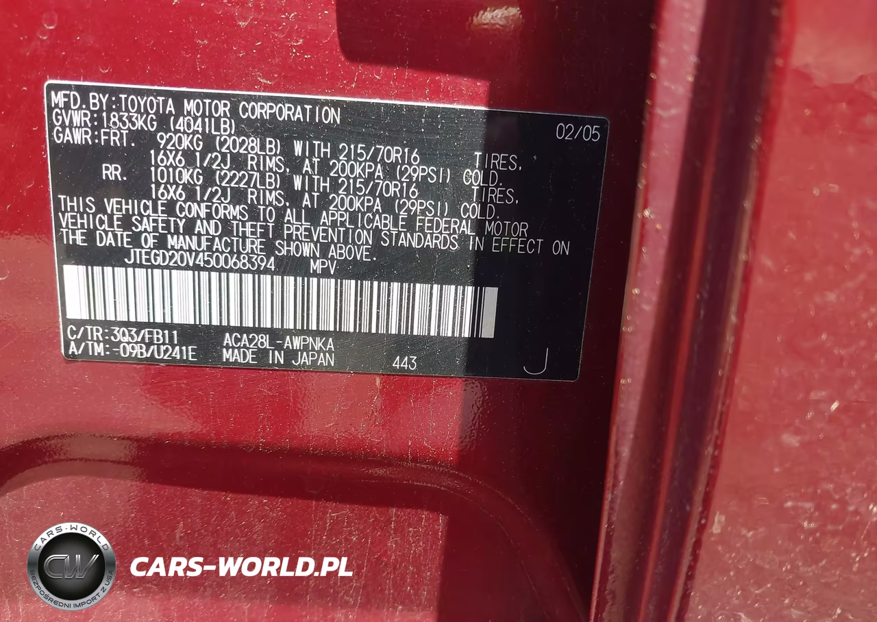 2005 Toyota Rav4 VIN:JTEGD20V450068394 - 9