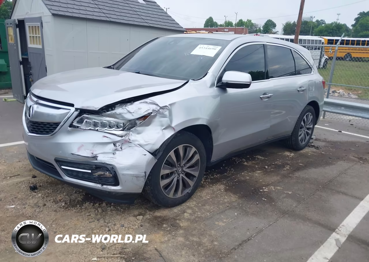 2015 Acura Mdx Technology Package VIN:5FRYD3H47FB006922 - 2