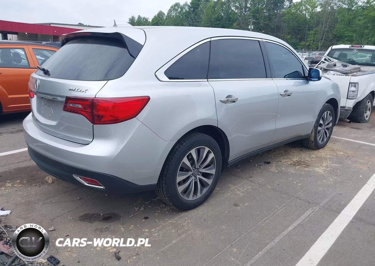 2015 Acura Mdx Technology Package VIN:5FRYD3H47FB006922 - 4