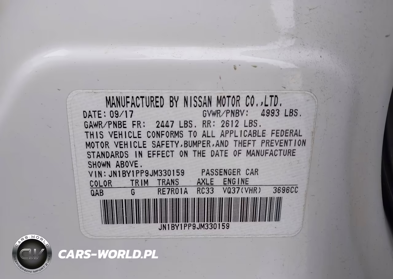 2018 Infiniti Q70L 3.7 Luxe VIN:JN1BY1PP9JM330159 - 9