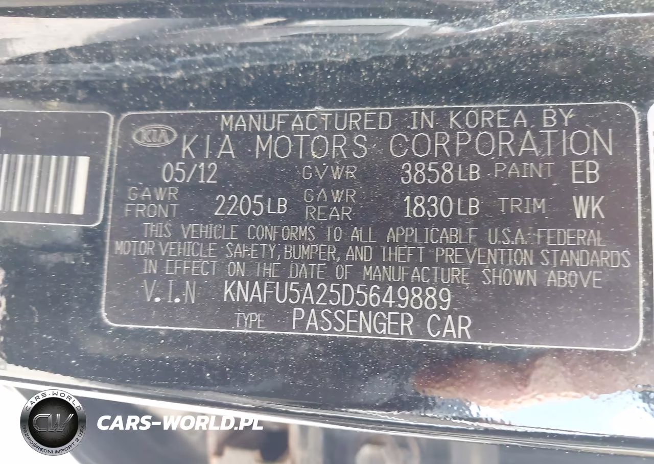 2013 Kia Forte Ex VIN:KNAFU5A25D5649889 - 9