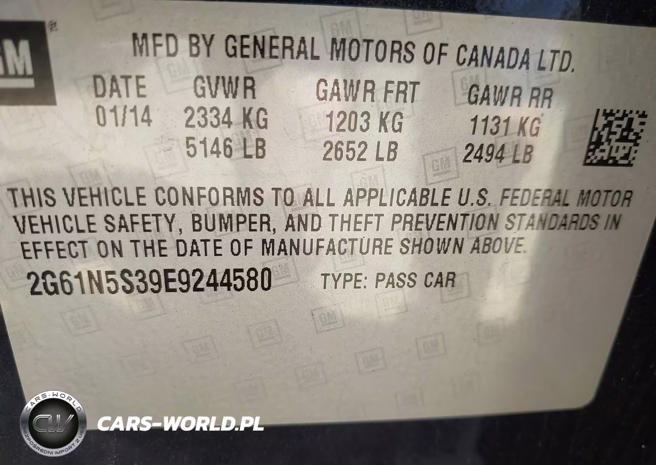 2014 Cadillac Xts Luxury VIN:2G61N5S39E9244580 - 9