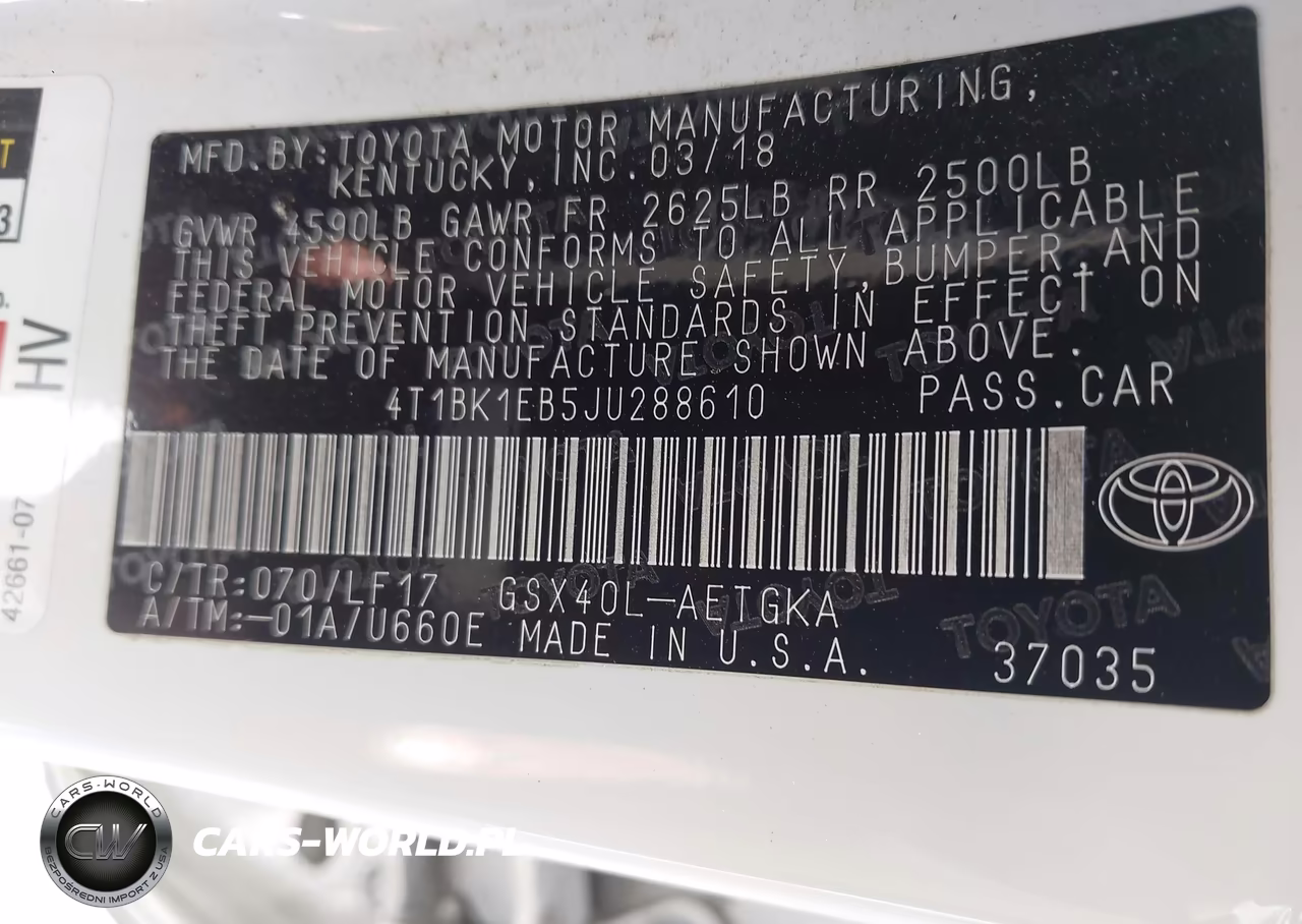 2018 Toyota Avalon Xle Plus VIN:4T1BK1EB5JU288610 - 9