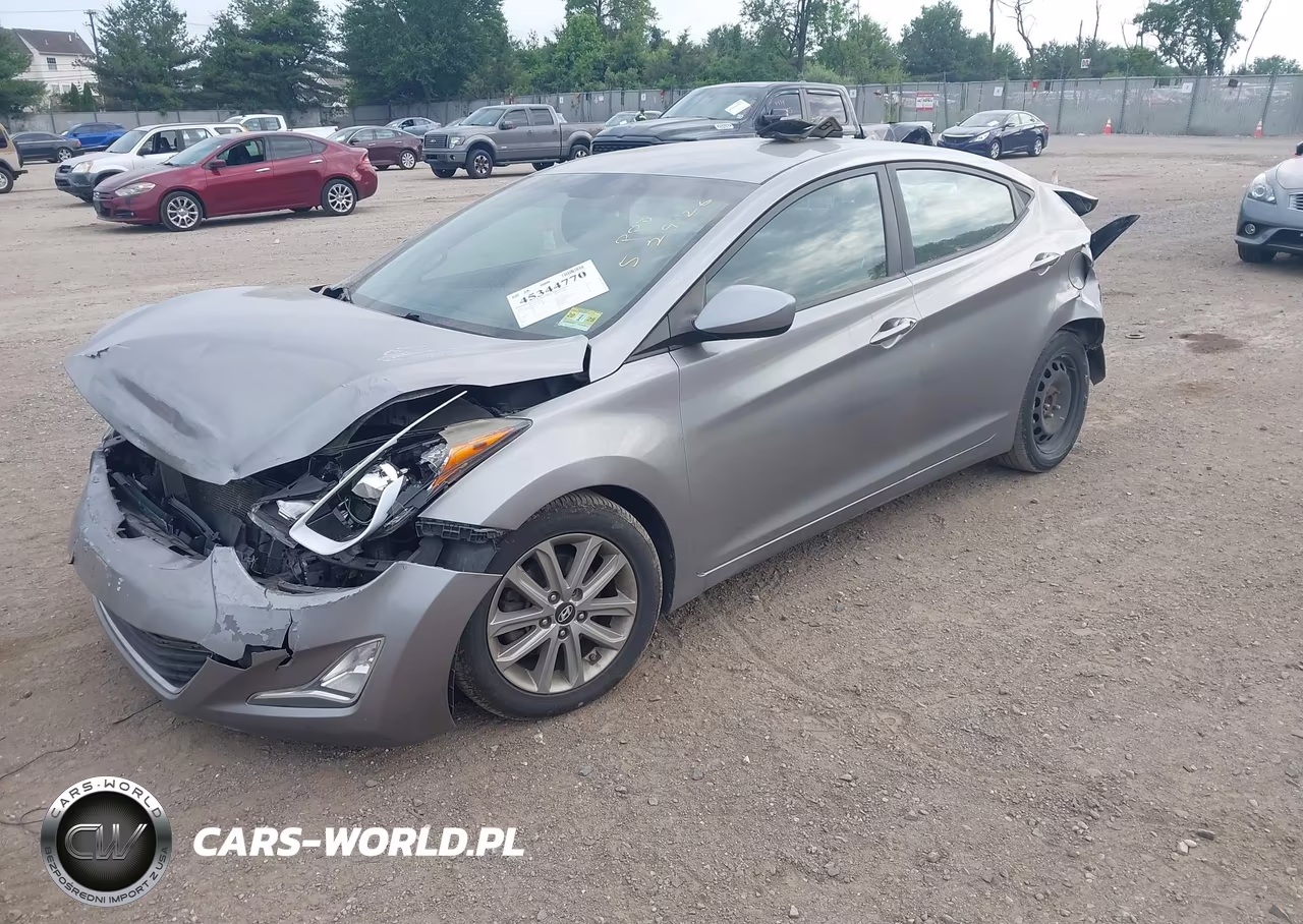2015 Hyundai Elantra Se VIN:KMHDH4AE1FU387926 - 2