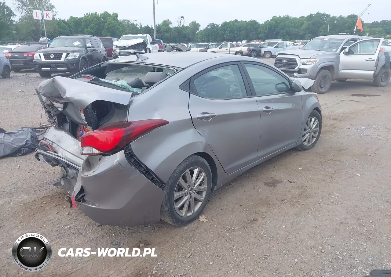 2015 Hyundai Elantra Se VIN:KMHDH4AE1FU387926 - 4