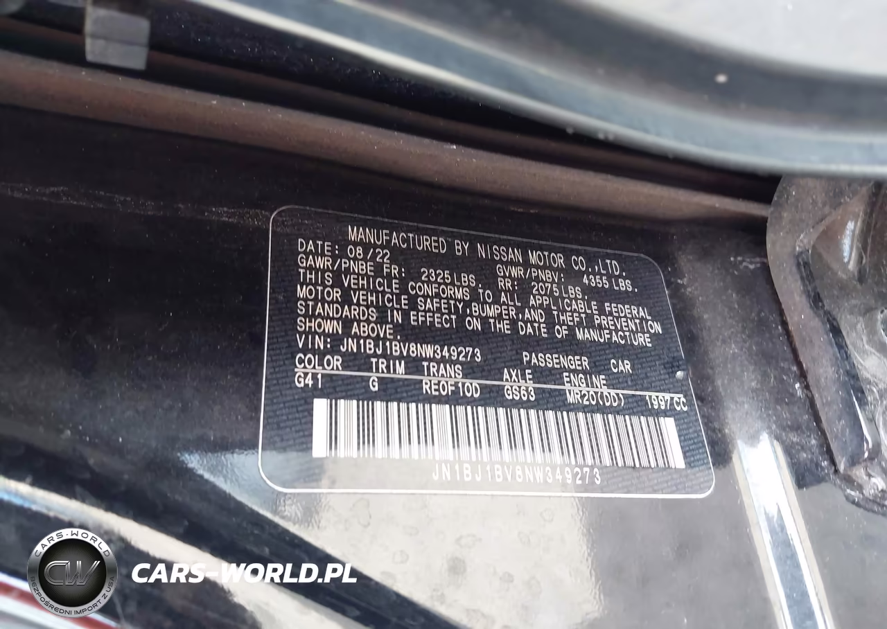2022 Nissan Rogue Sport Sv Fwd Xtronic Cvt VIN:JN1BJ1BV8NW349273 - 9