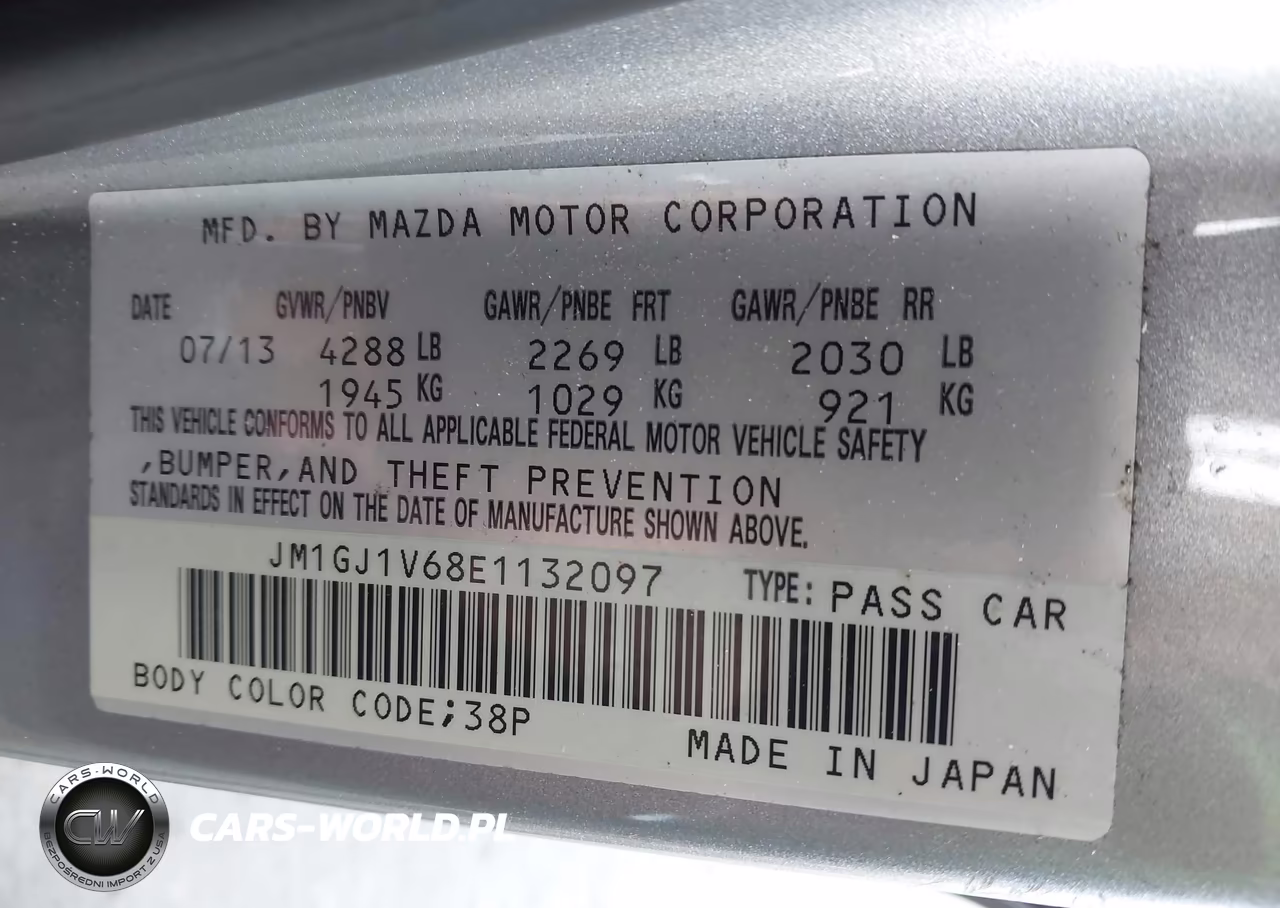 2014 Mazda Mazda6 I Touring VIN:JM1GJ1V68E1132097 - 9