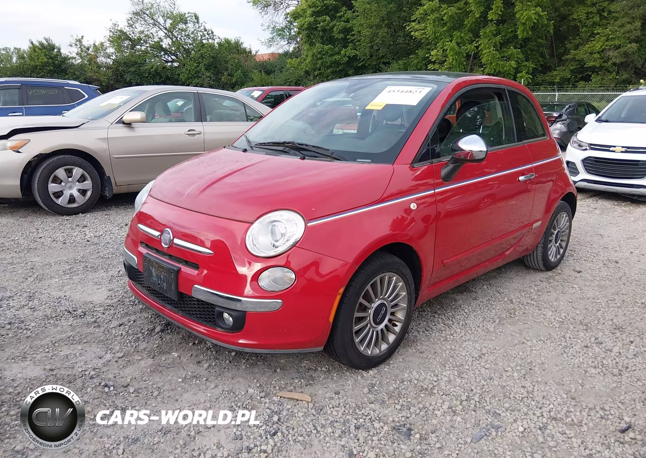 2012 Fiat 500 Lounge VIN:3C3CFFCR8CT360962 - 2