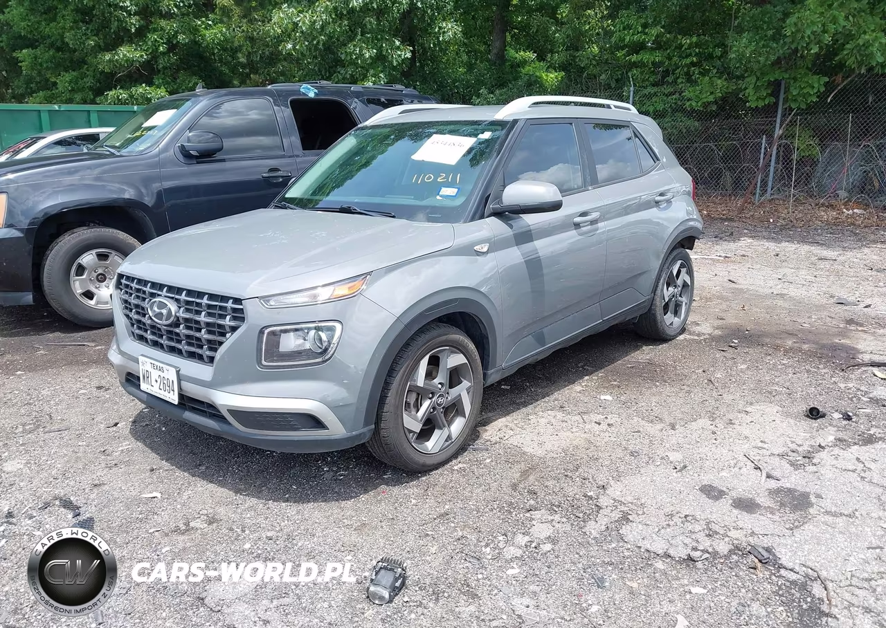 2021 Hyundai Venue Sel VIN:KMHRC8A32MU110211 - 2