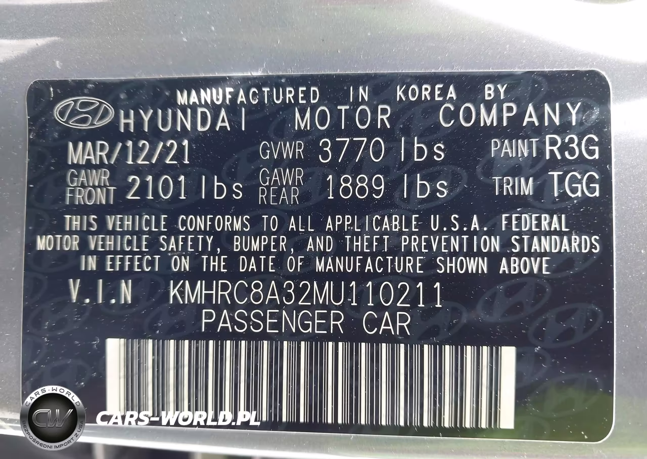 2021 Hyundai Venue Sel VIN:KMHRC8A32MU110211 - 9