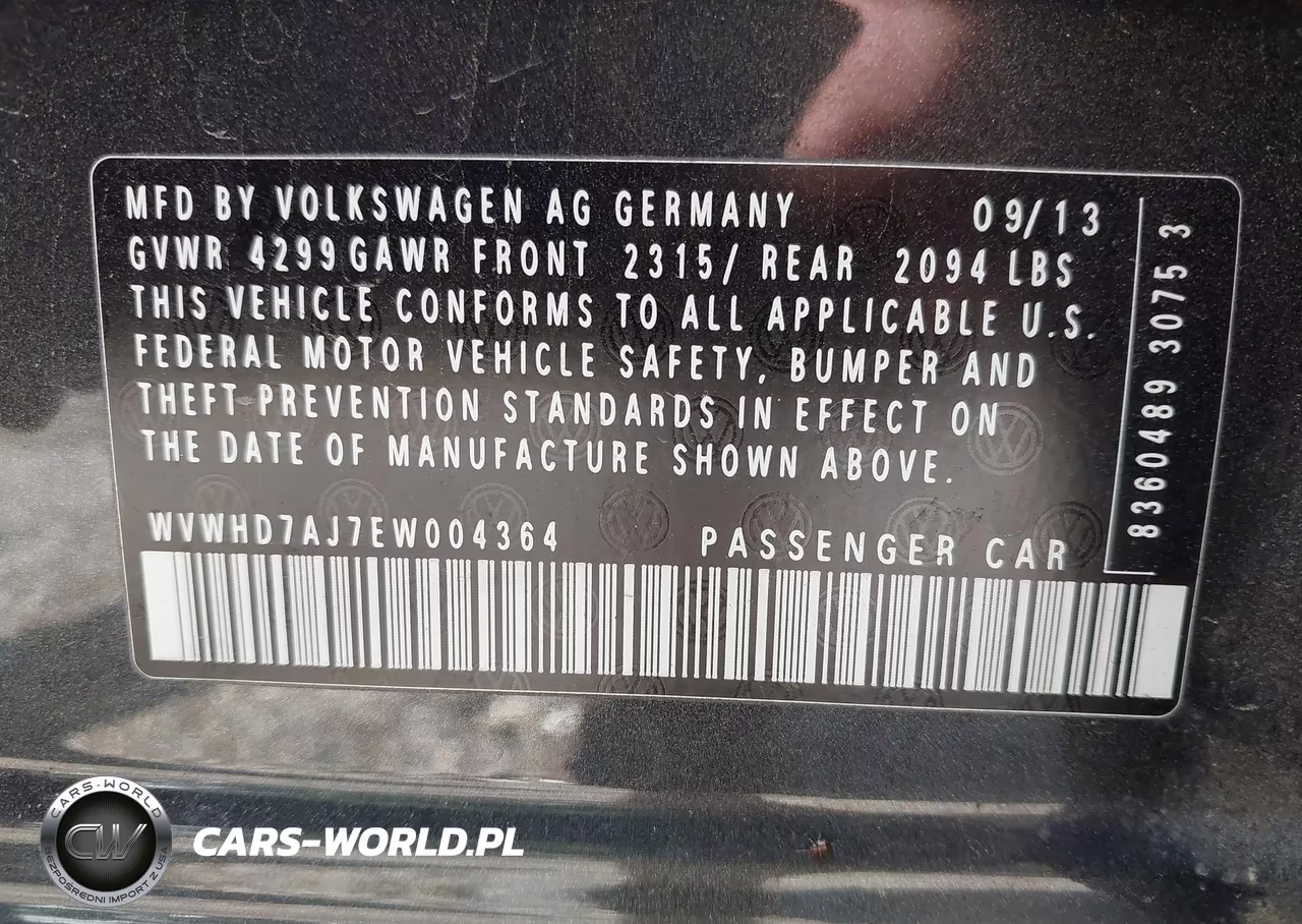 2014 Volkswagen Gti Wolfsburg Edition VIN:WVWHD7AJ7EW004364 - 9
