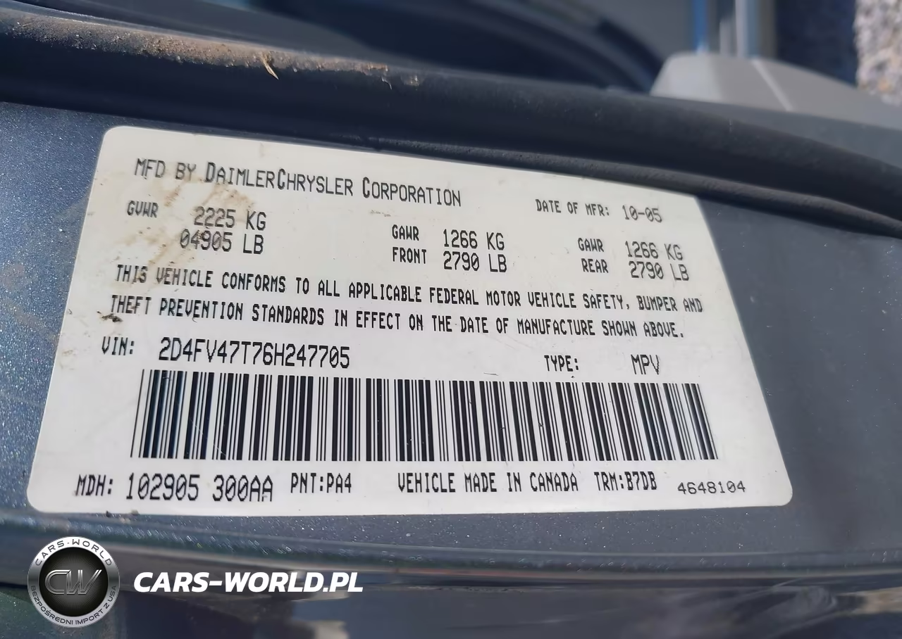 2006 Dodge Magnum VIN:2D4FV47T76H247705 - 9