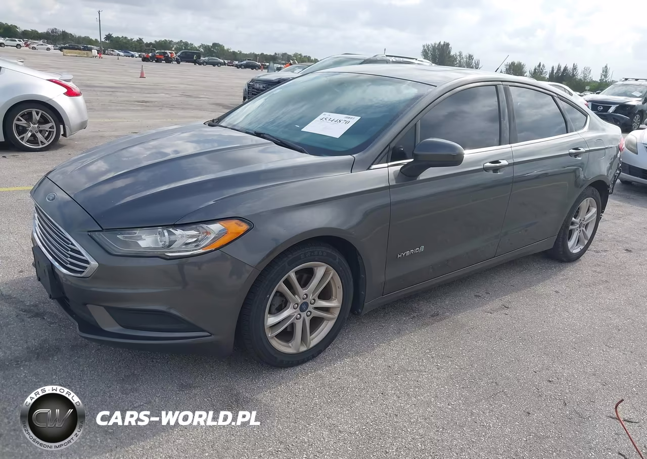 2018 Ford Fusion Hybrid Se VIN:3FA6P0LU7JR128344 - 2