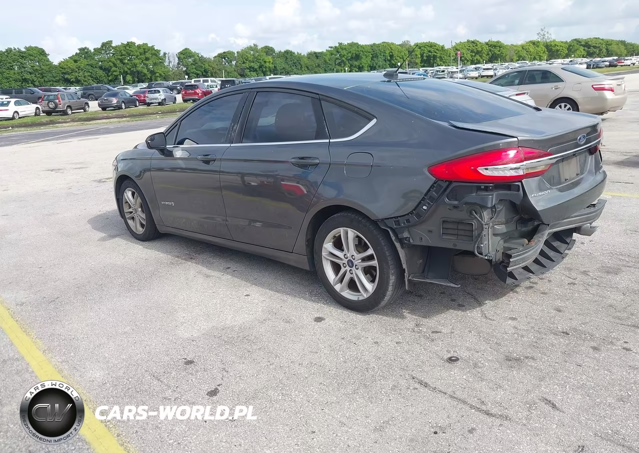 2018 Ford Fusion Hybrid Se VIN:3FA6P0LU7JR128344 - 3