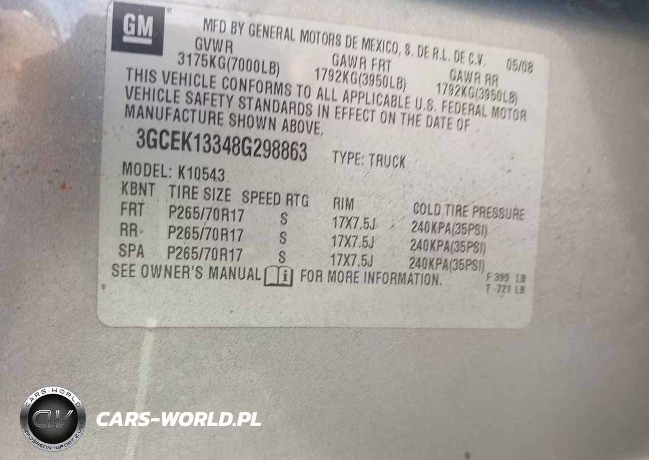 2008 Chevrolet Silverado 1500 Lt1 VIN:3GCEK13348G298863 - 9