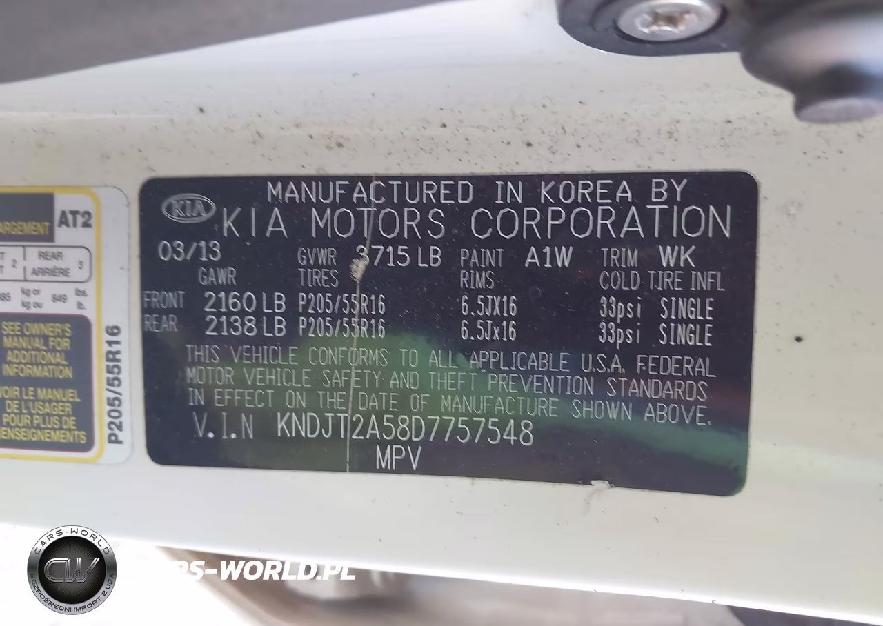 2013 Kia Soul VIN:KNDJT2A58D7757548 - 9