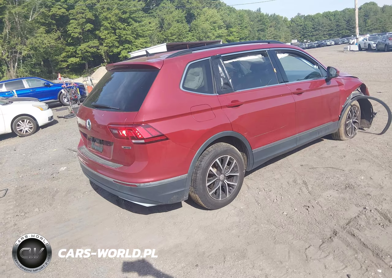 2021 Volkswagen Tiguan 2.0T Se-2.0T Se R-Line Black-2.0T Sel VIN:3VV2B7AX1MM133748 - 4