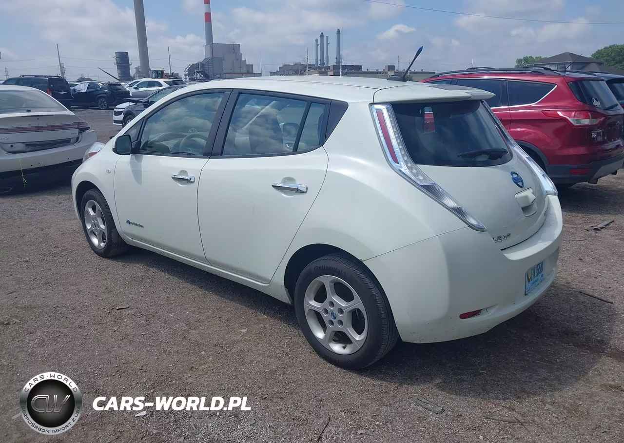 2012 Nissan Leaf Sl VIN:JN1AZ0CP2CT025393 - 3