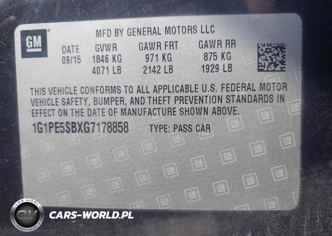 2016 Chevrolet Cruze Limited 1Lt Auto VIN:1G1PE5SBXG7178858 - 9